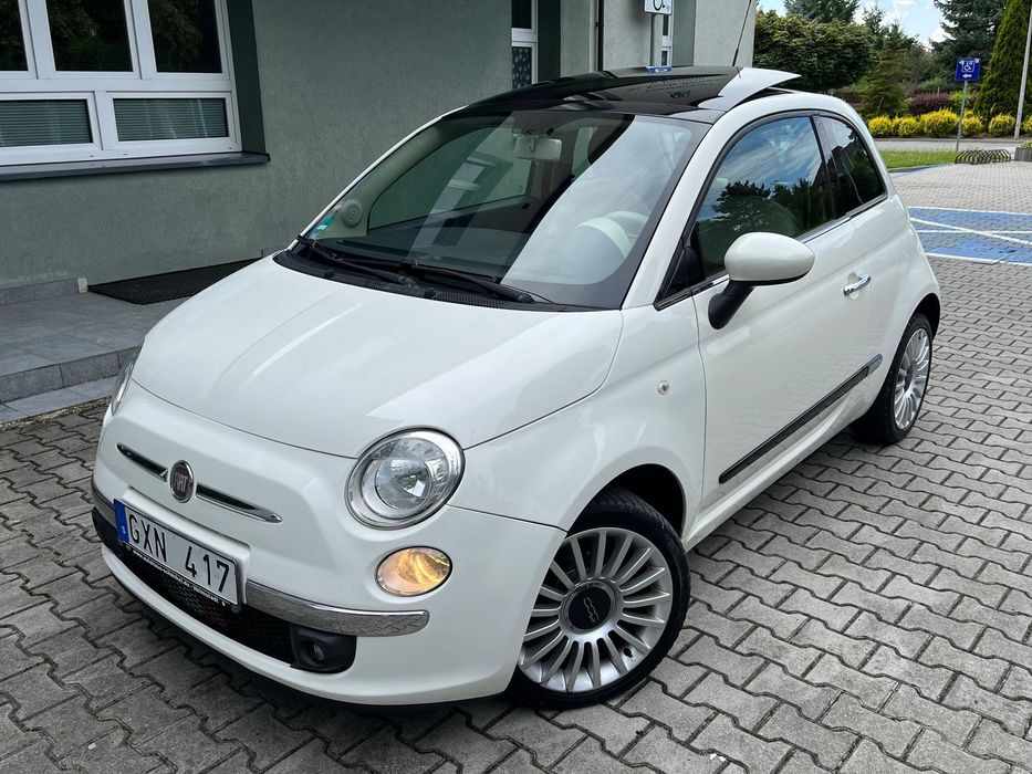 Fiat 500 1.2 69KM Szyberdach Klimatyzacja Alu 16" CITY Klima Po Serwisie