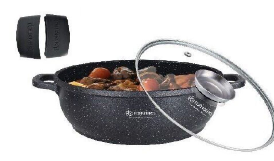 Сотейник жаровня 32 см 5.5 л Edenberg Темний граніт новий Київ