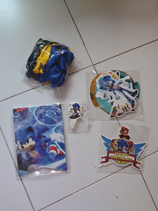 Kit aniversário sonic