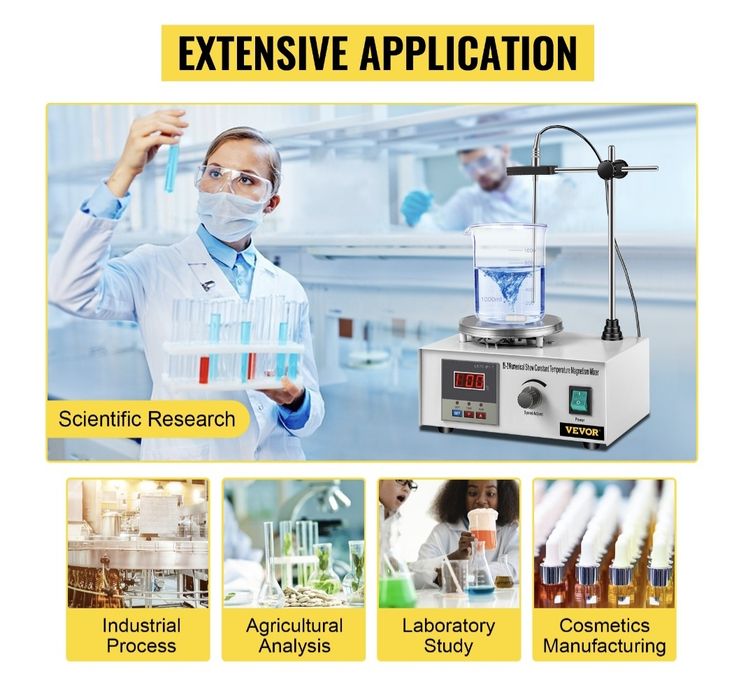 Нагрівальна плита магнітної мішалки 85-2 Мішалка магнітна 220В DOB