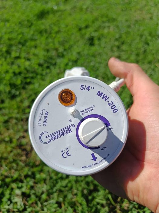 Grzałka 5/4 GRZAŁKA DO BOJLERA Z TERMOSTATEM 2kW 2000w gwarant