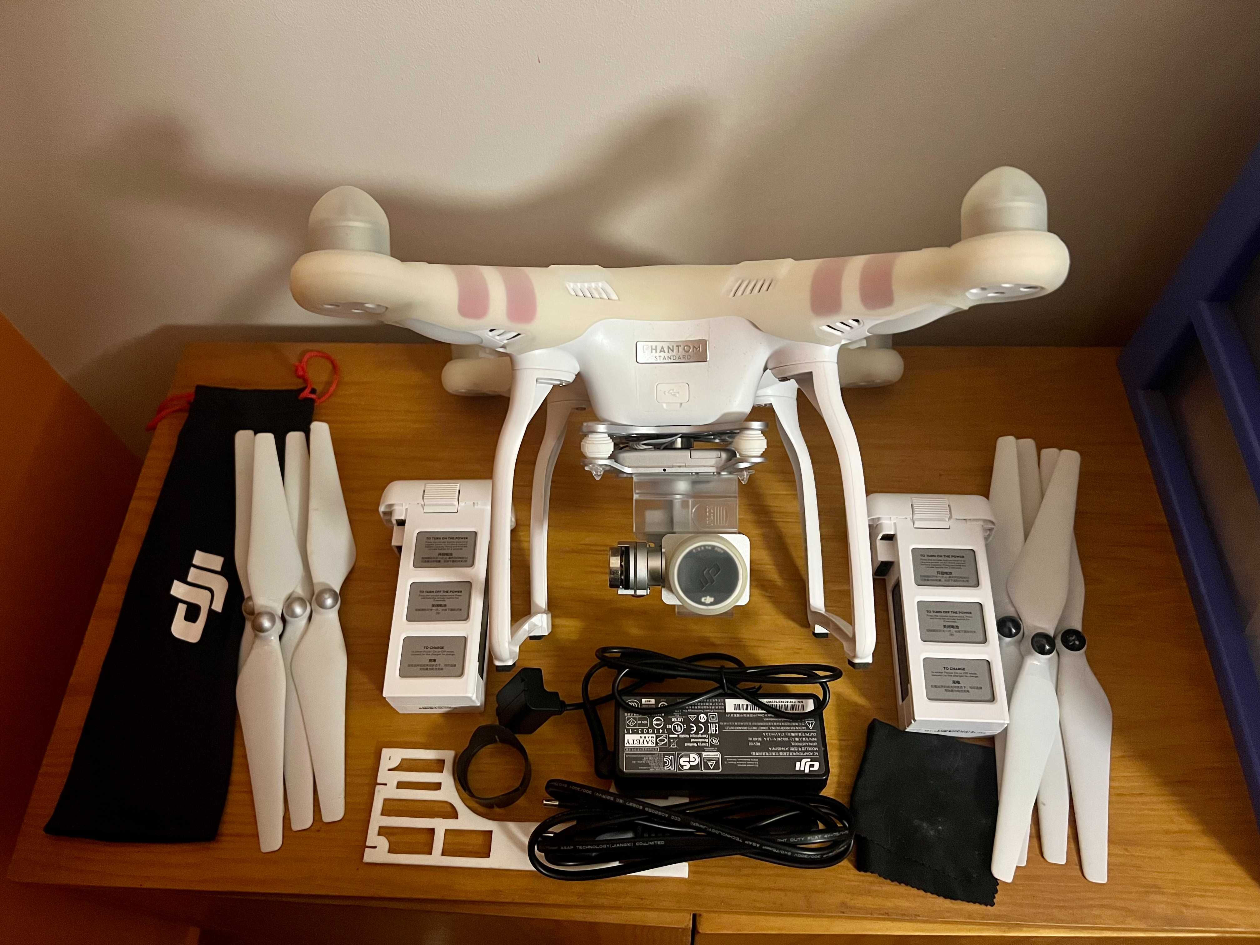 Drone DJI Phantom 3 Standard Full Extras com Mala