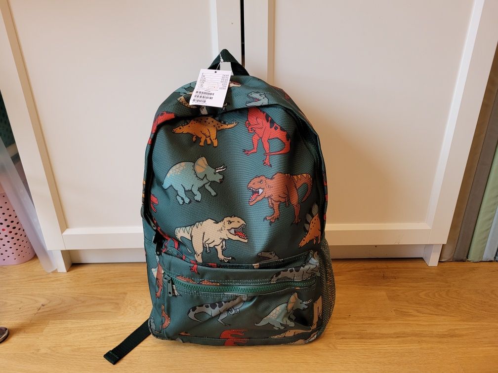 Plecak h&m nowy z metką dla chłopca dinozaury