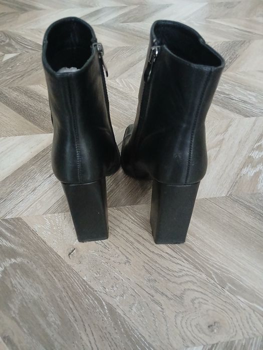 Botki skóra naturalna roz.40