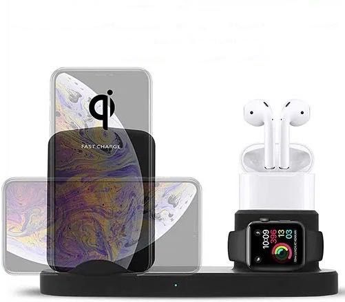 Підставка 4 в 1 для заряджання Apple Watch, AirPods, iPhone та iPad