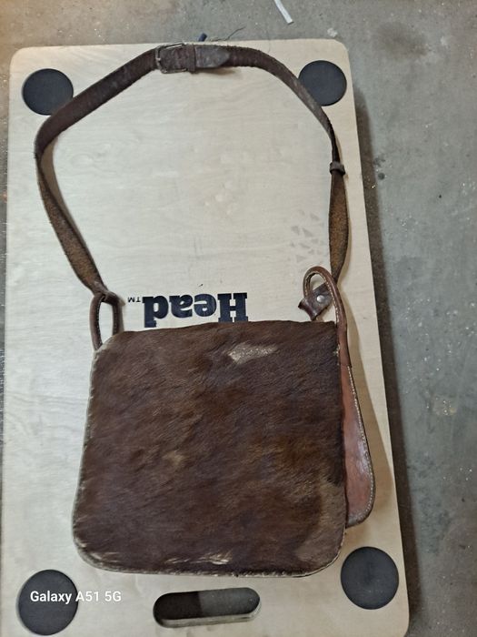 Skórzana torba dla myśliwego