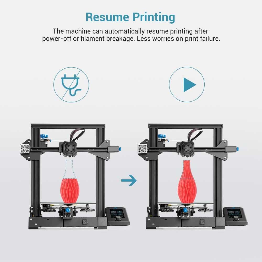 Доставка безкоштовна! 3D-принтер Creality Ender-3 тихий принтер