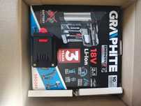 Gwoździarka Zszywacz Akumulatory Graphite 58G081+adapter Parkside 20v