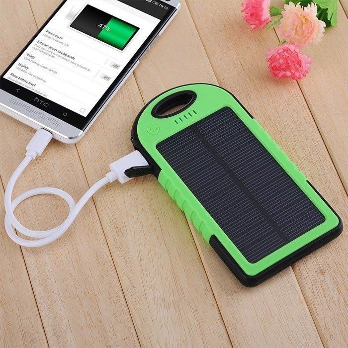 Портативний зарядний Power Bank Solar 30000 mAh на сонячній батареї