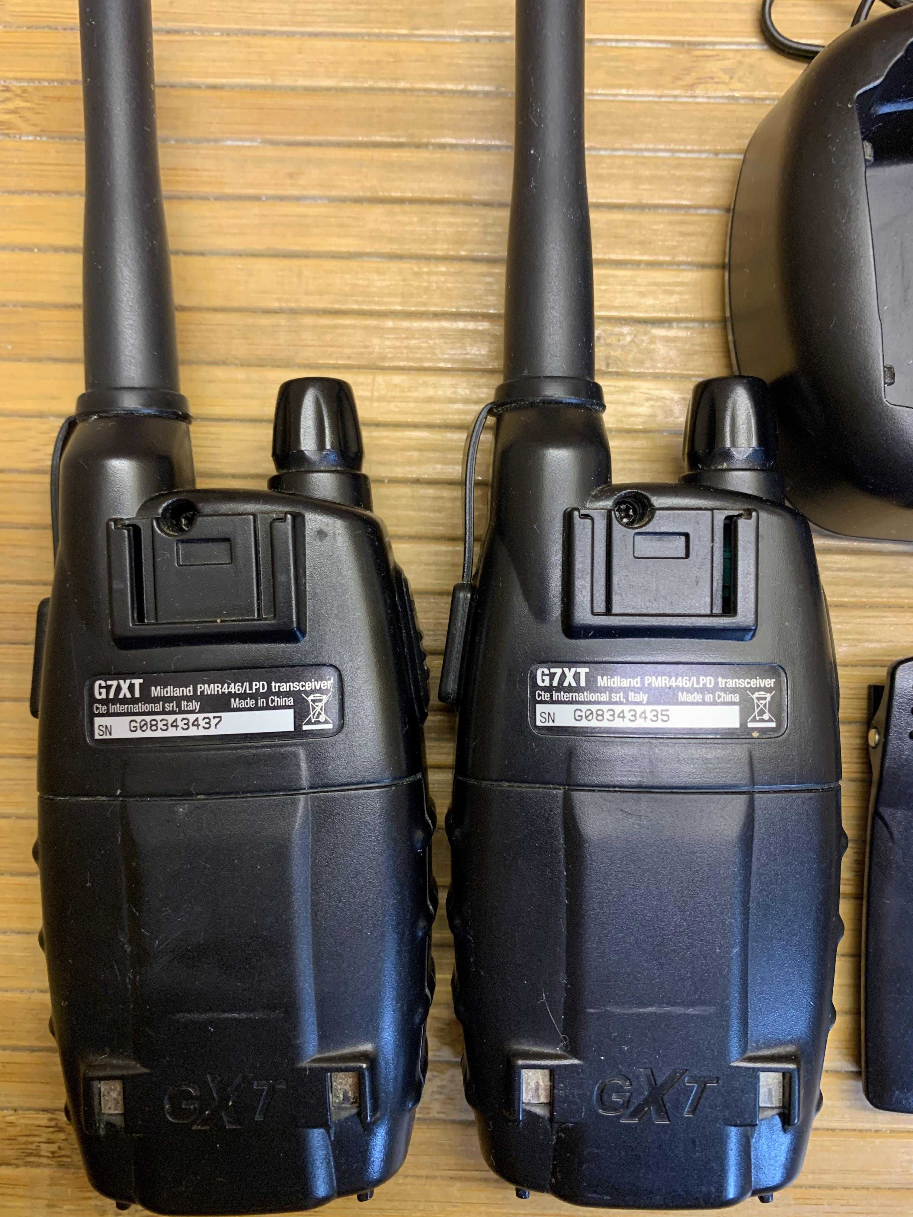 Рації Midland G7 XT пара (2шт) Зарядне
