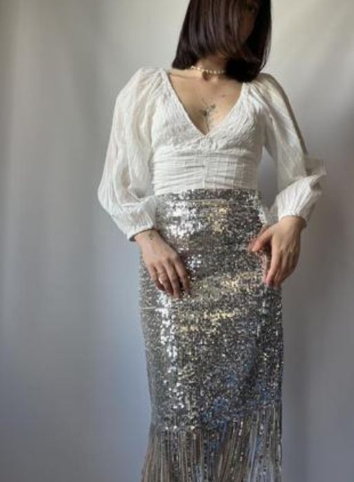 Юбка святкова в паєтку