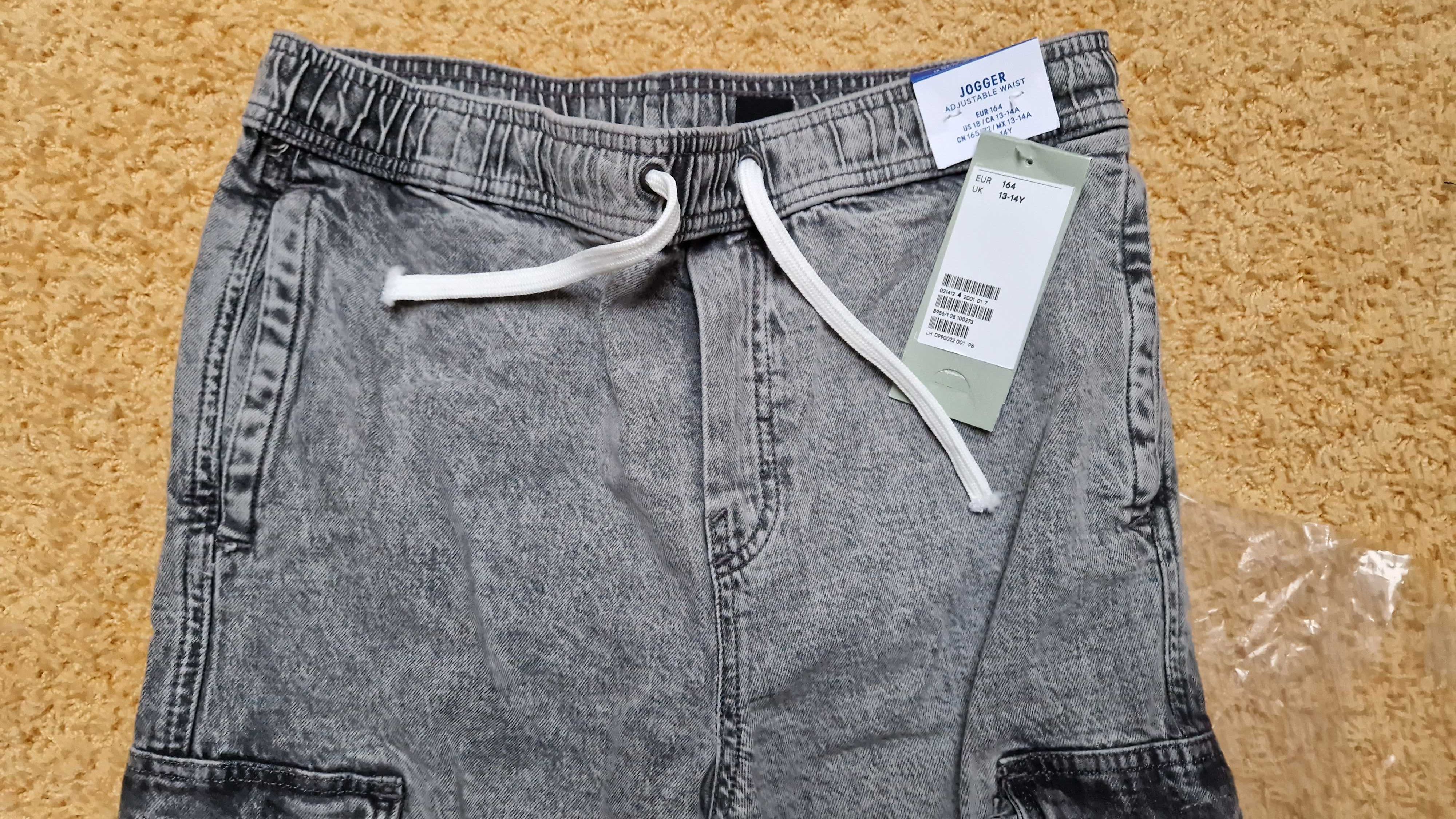 Jeansy Jogger H&M 164