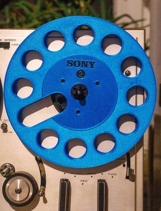 szpule magnetofonowe 18 cm różne wzory.