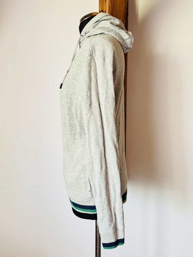 Szara bluza męska z kapturem Guess Perce, S M