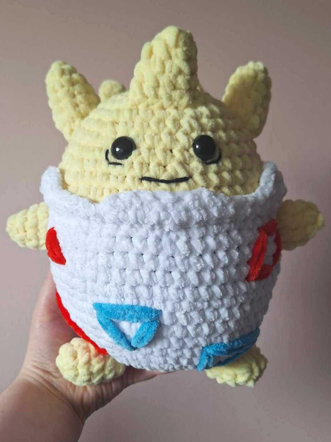 Pokemon Togepi amigurumi szydełko maskotka pluszak