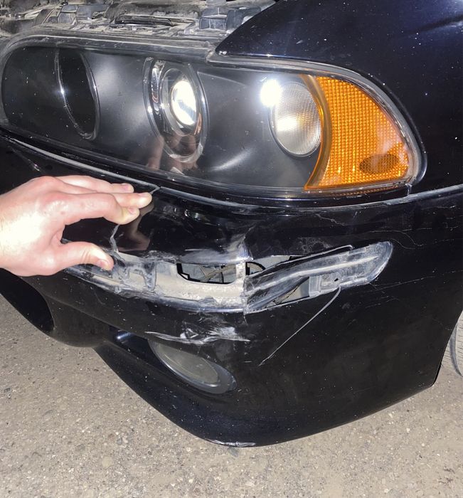 М бампер е39,під парктроніки