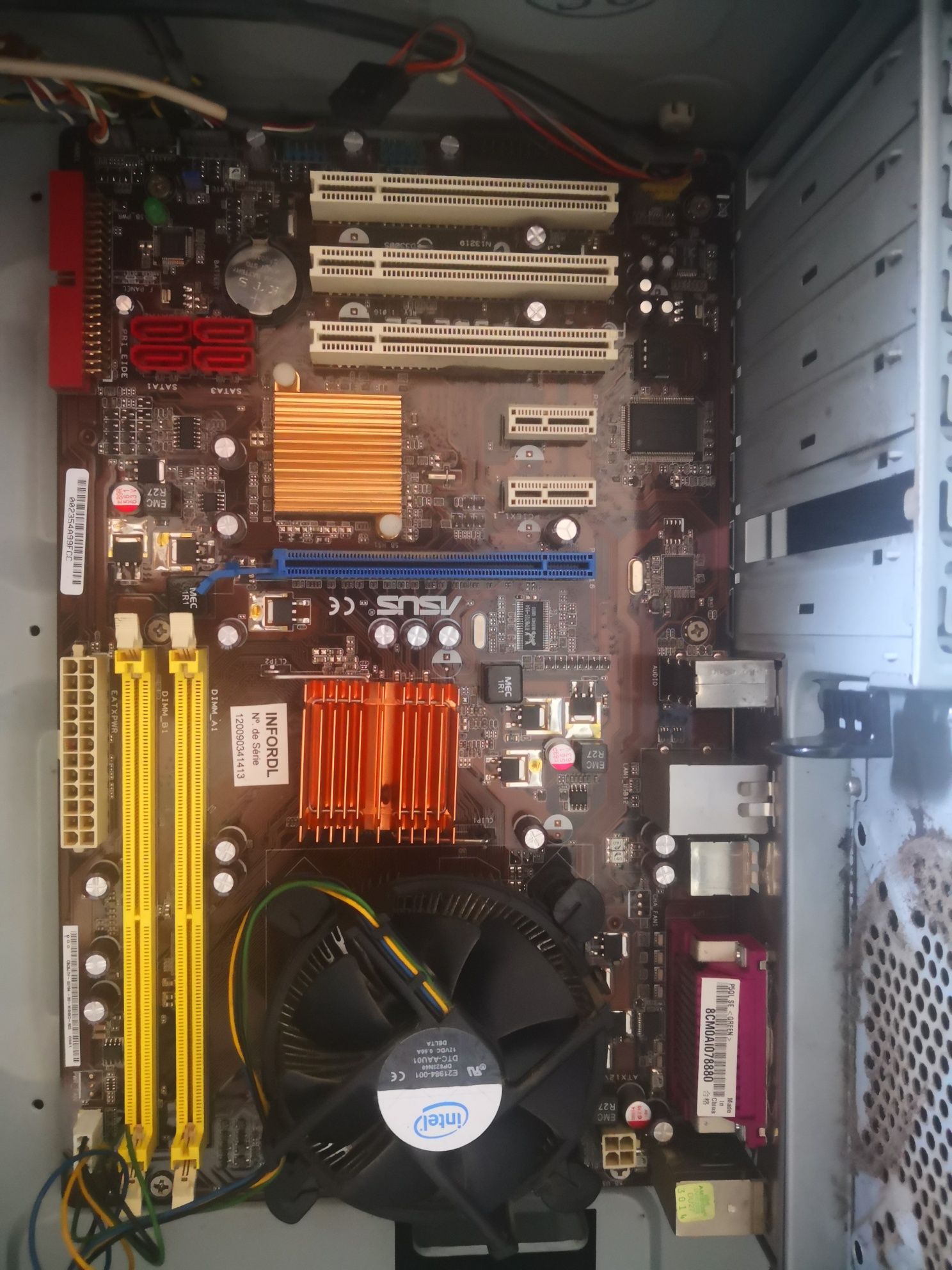 Processador INTEL + Motherboard ASUS