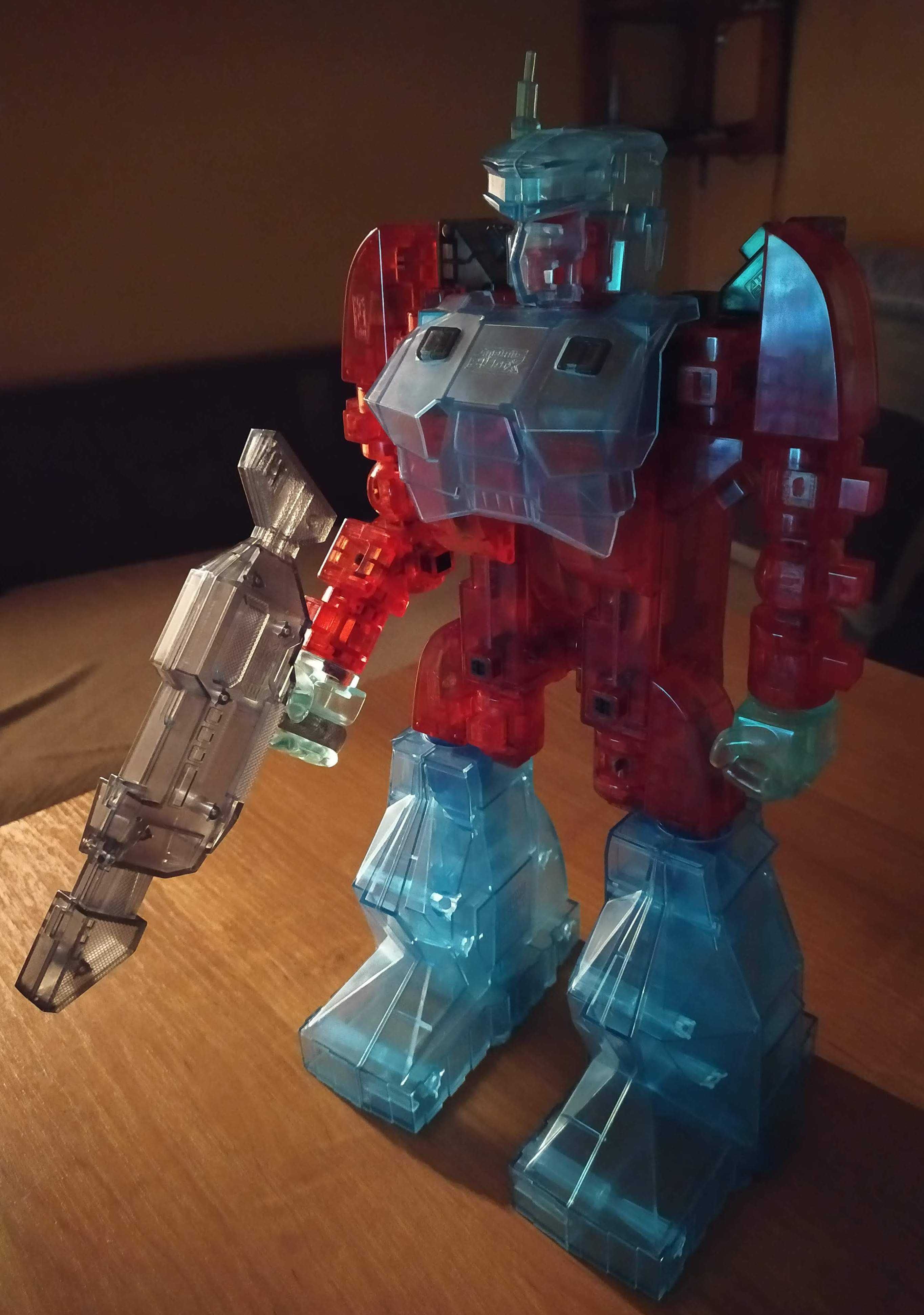 Robot Zetatron, do składania z bloczków, wysokość robota 35 cm