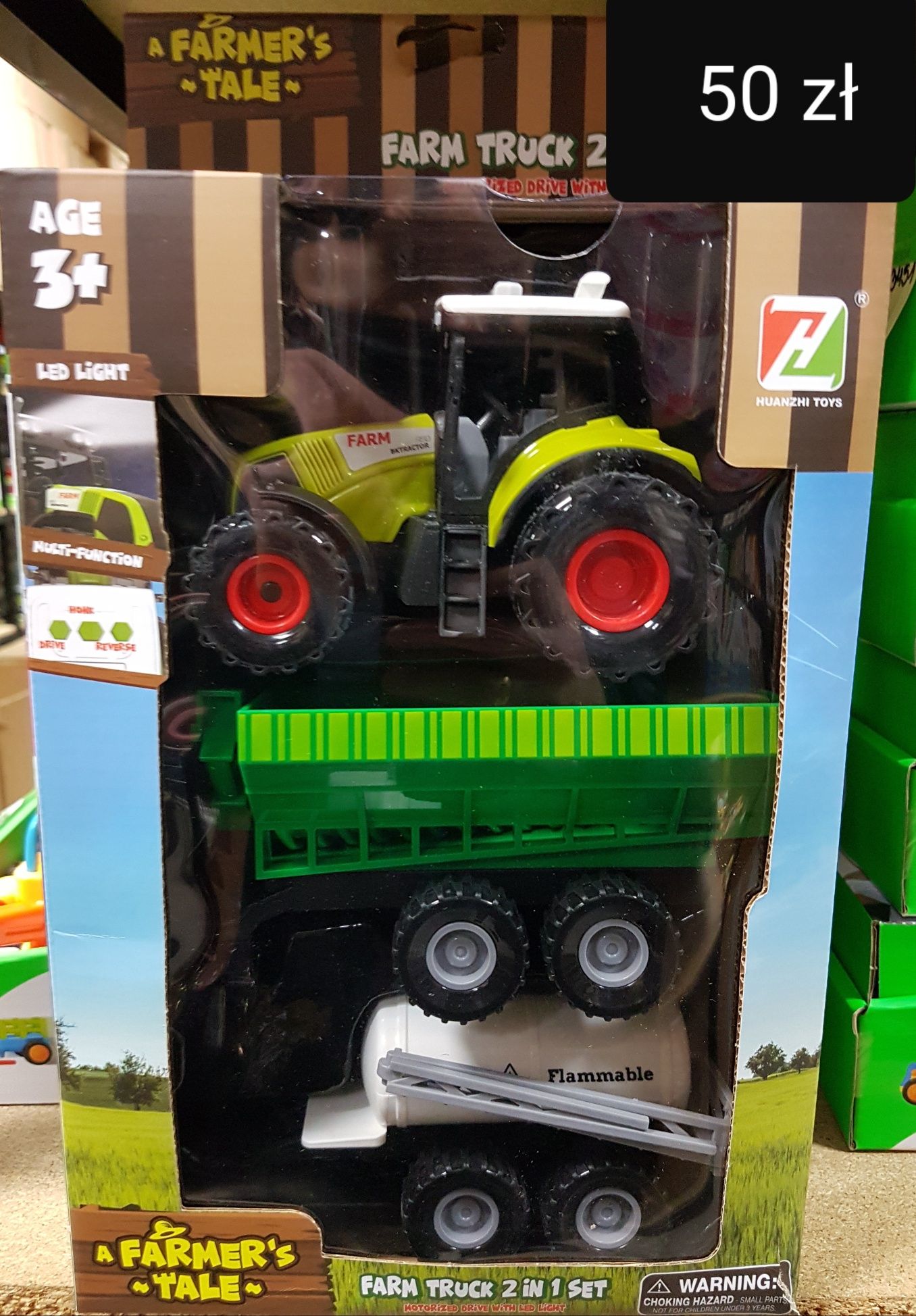 Zestaw Farmerski Traktor i maszyny rolnicze