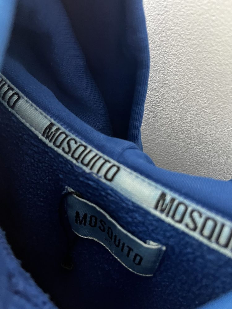 Niebieska piekna bluza mosquito! XS! Z kapturem!