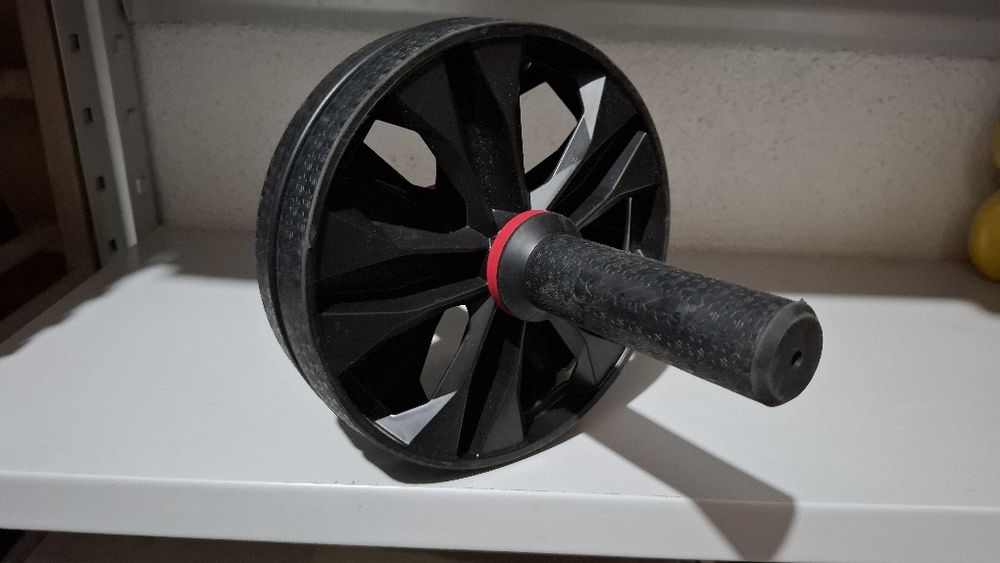 Roda dupla abdominal musculação