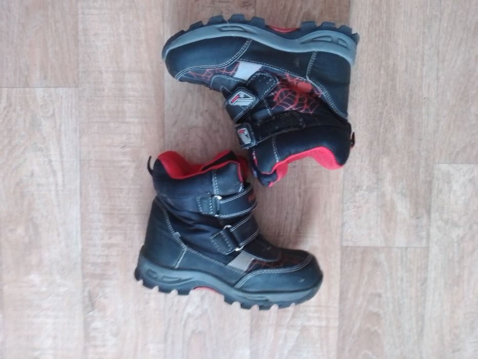 Ботинки зима бу 32 рр (20 см)(дитячі