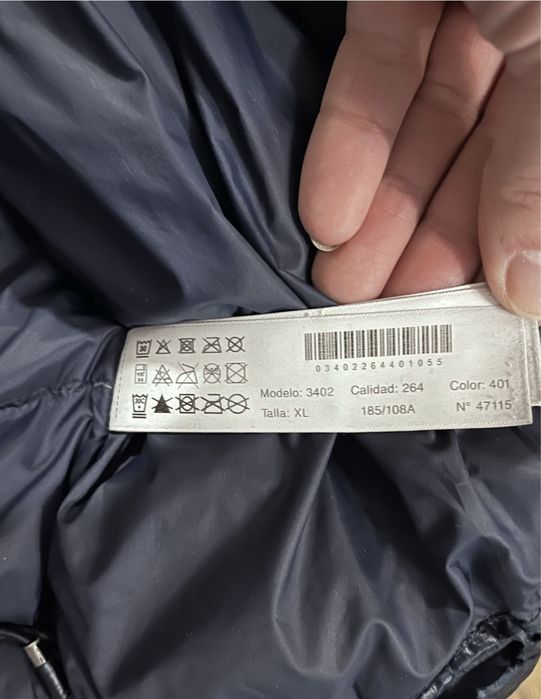 Мужской пуховик Massimo Dutti (перо)