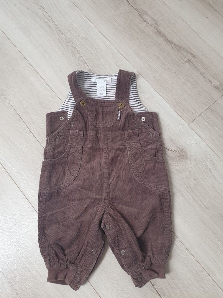 Ogrodniczki dla niemowlaka h&m 56/62