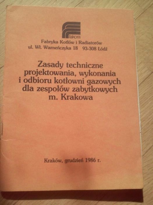 Zasady techniczne projektowania,wykonania i odbioru kotłowni gazowych.