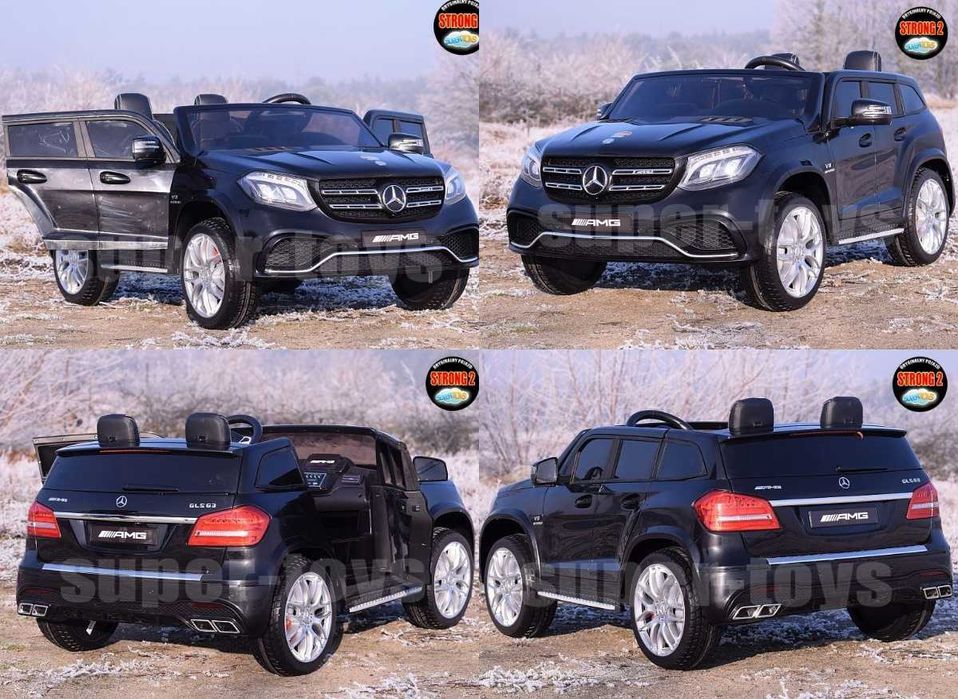 Auto na akumulator Mercedes GLS Dla 2 dzieci WYSOKA JAKOŚĆ Gratisy