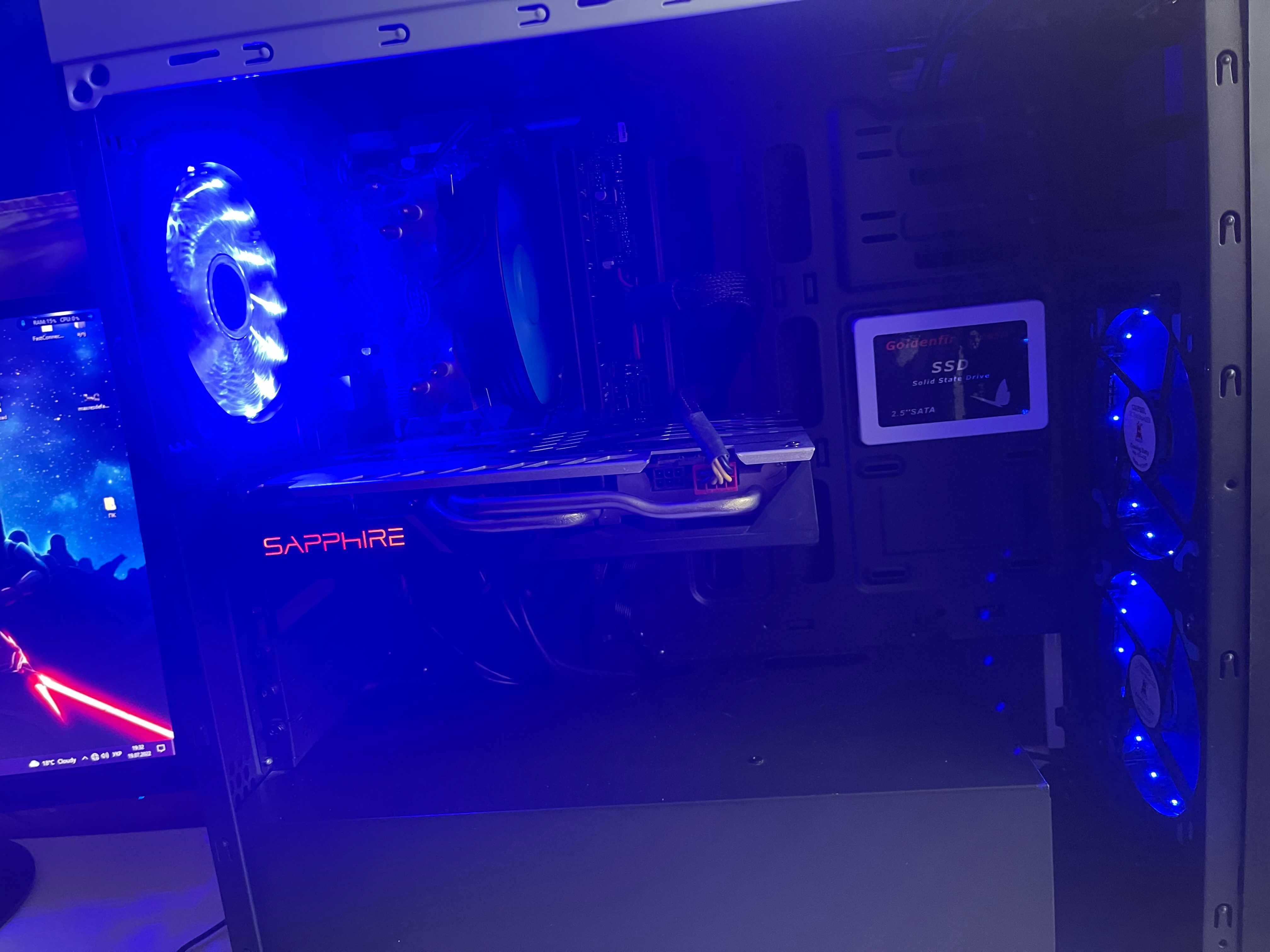 Продам Ігровий ПК Intel Core i3/RX570/8gb DDR4/SSD+HDD