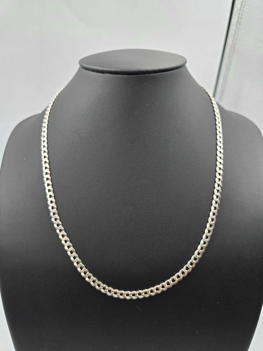 Łańcuszek srebrny pancerka 53cm Szerokość -5mm pr.925 |PLUS Lombard