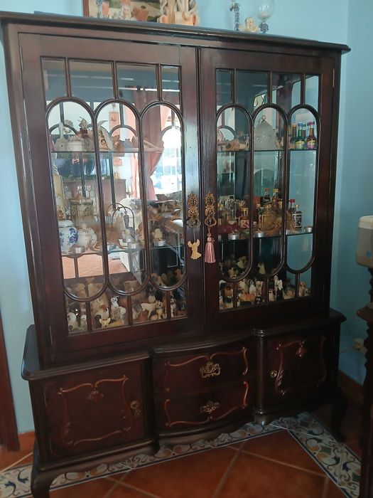 Cristaleira Queen Anne vintage