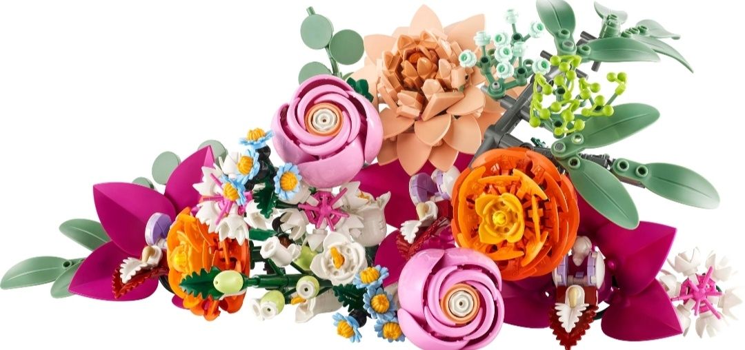 LEGO Botanicals 10342 Piękny bukiet różowych kwiatów