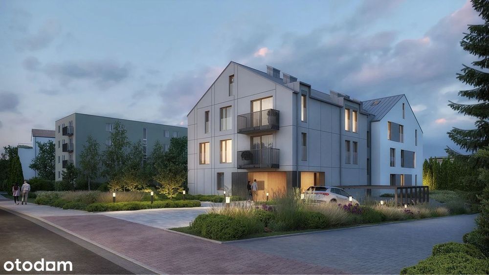 3-pokojowe mieszkanie 60m2 + taras Bezpośrednio