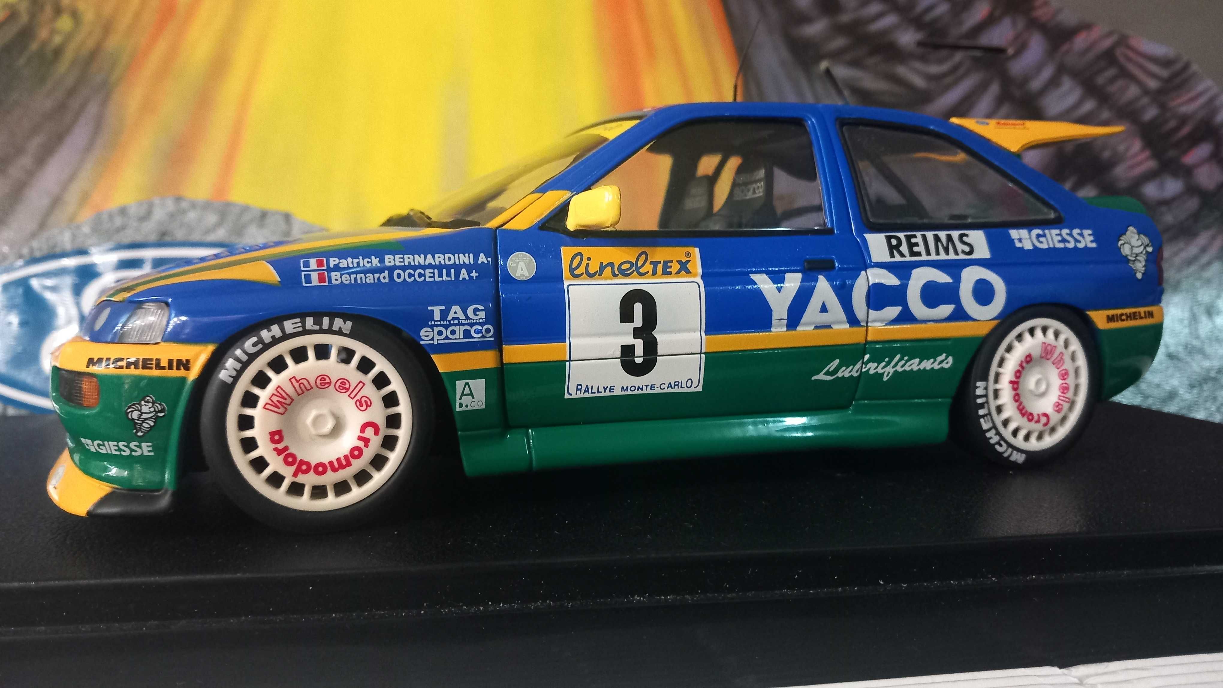 1 /24 Rally /wrc / Dakar / TT / caixa expositora