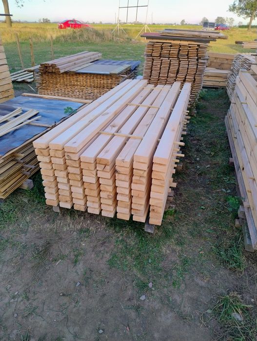 Kantówka Belka Legar Krawędziak Drewno 4,5cm x 9cm x 240cm