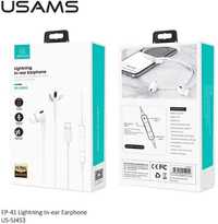 Auriculares USAMS Lightning EP-41 p/ Iphone Branco