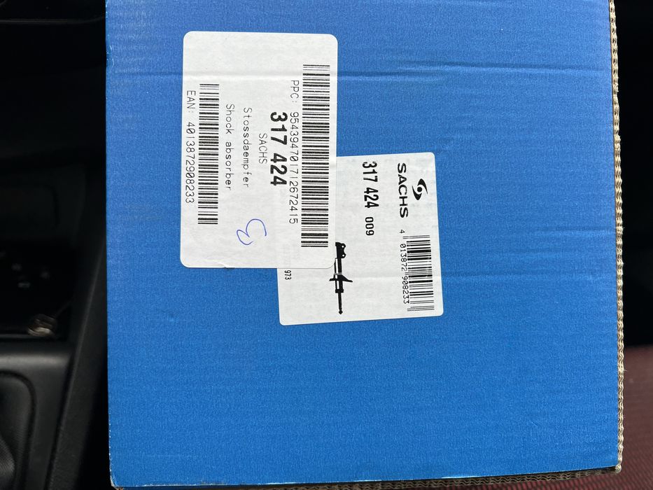 Amortecedores NOVOS em caixa sachs Renault clio iv 4