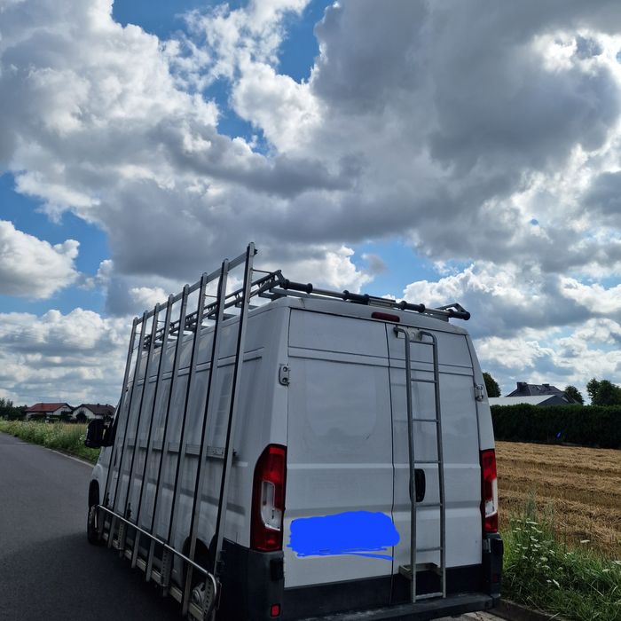 Promocja Platforma, Bagażnik do Fiata Ducato L3h2,drabin