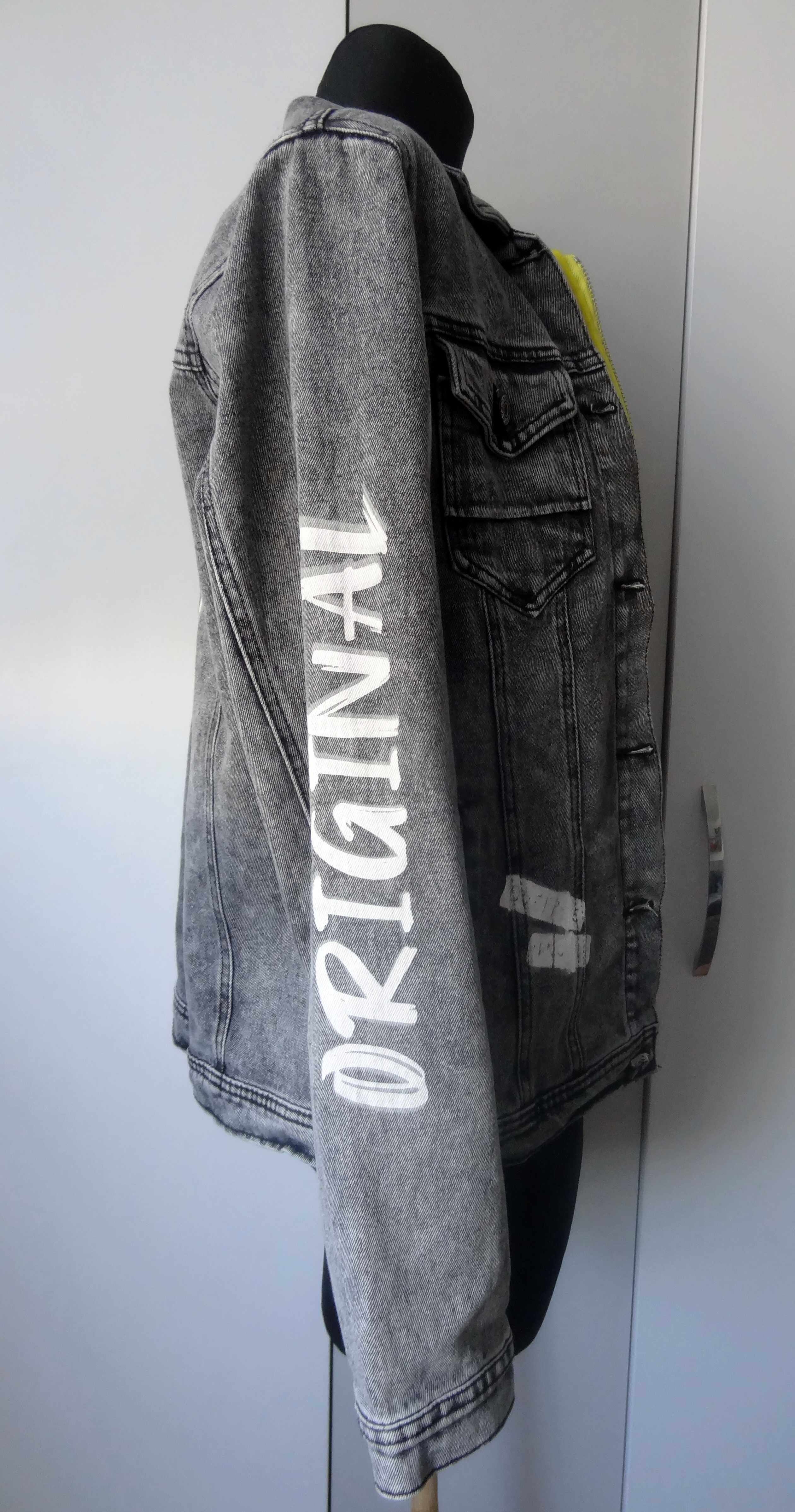 Młodzieżowa kurtka/bluza jeans Happy House rozm. 170/176 cm.