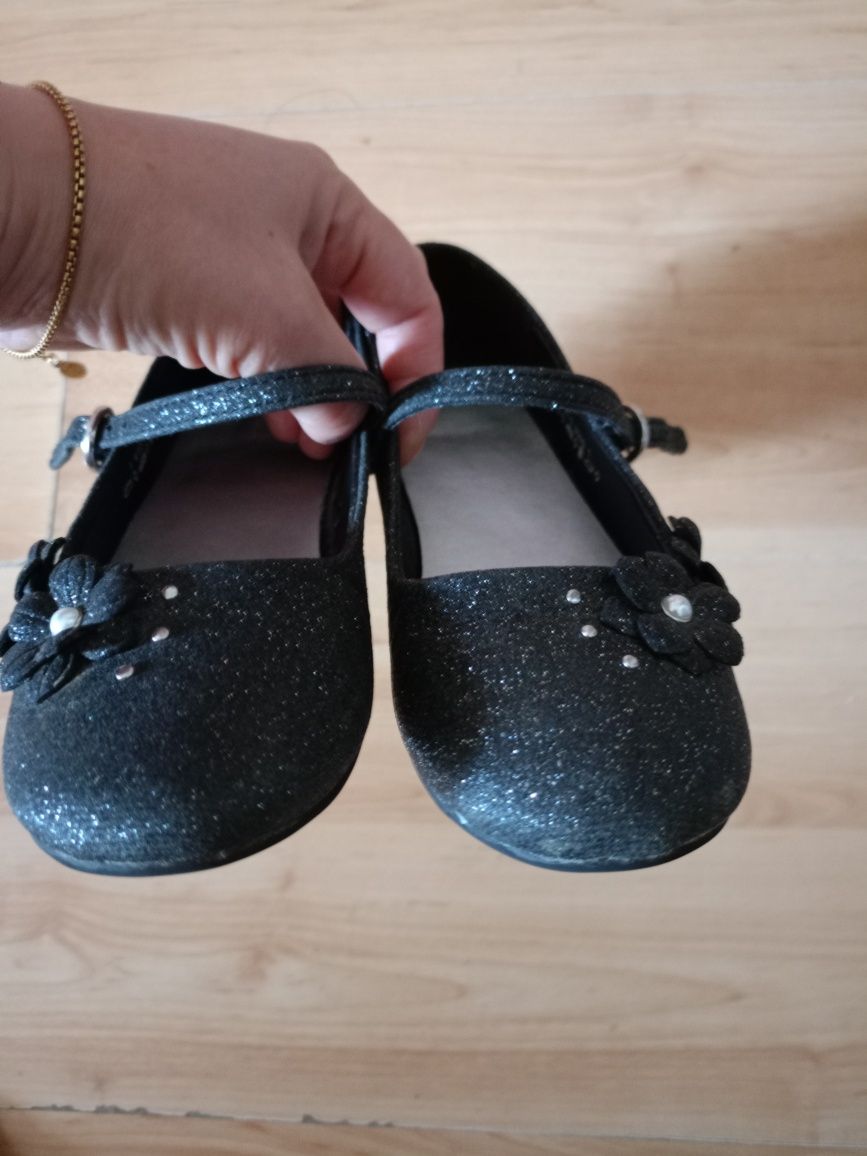 Baleriny buty czarne