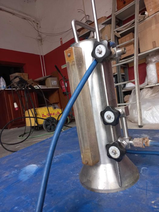 Sulfurador Inox para vinhos