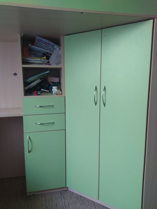 Ліжко- горище дитяча стінка