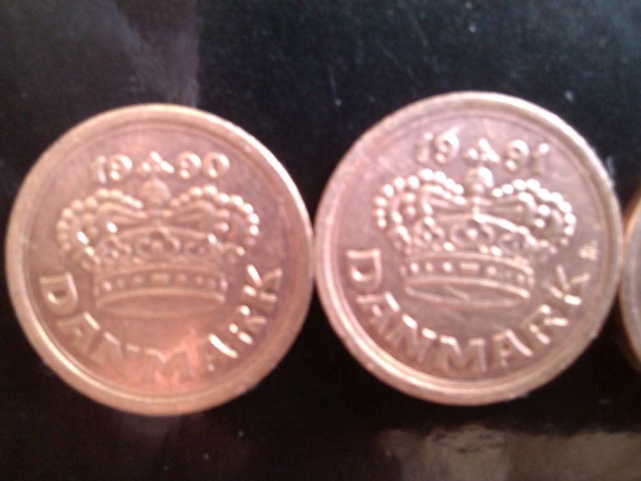 moneta - bilon, 25 ORE DANIA - 25 ØRE DANMARK 1990, 1991, 1994