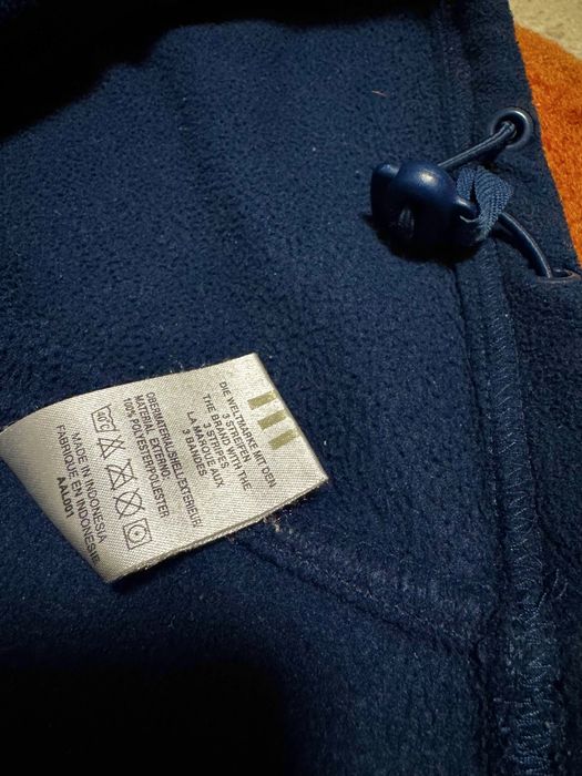 Винтажный Флисовый свитшот Adidas на утяжках