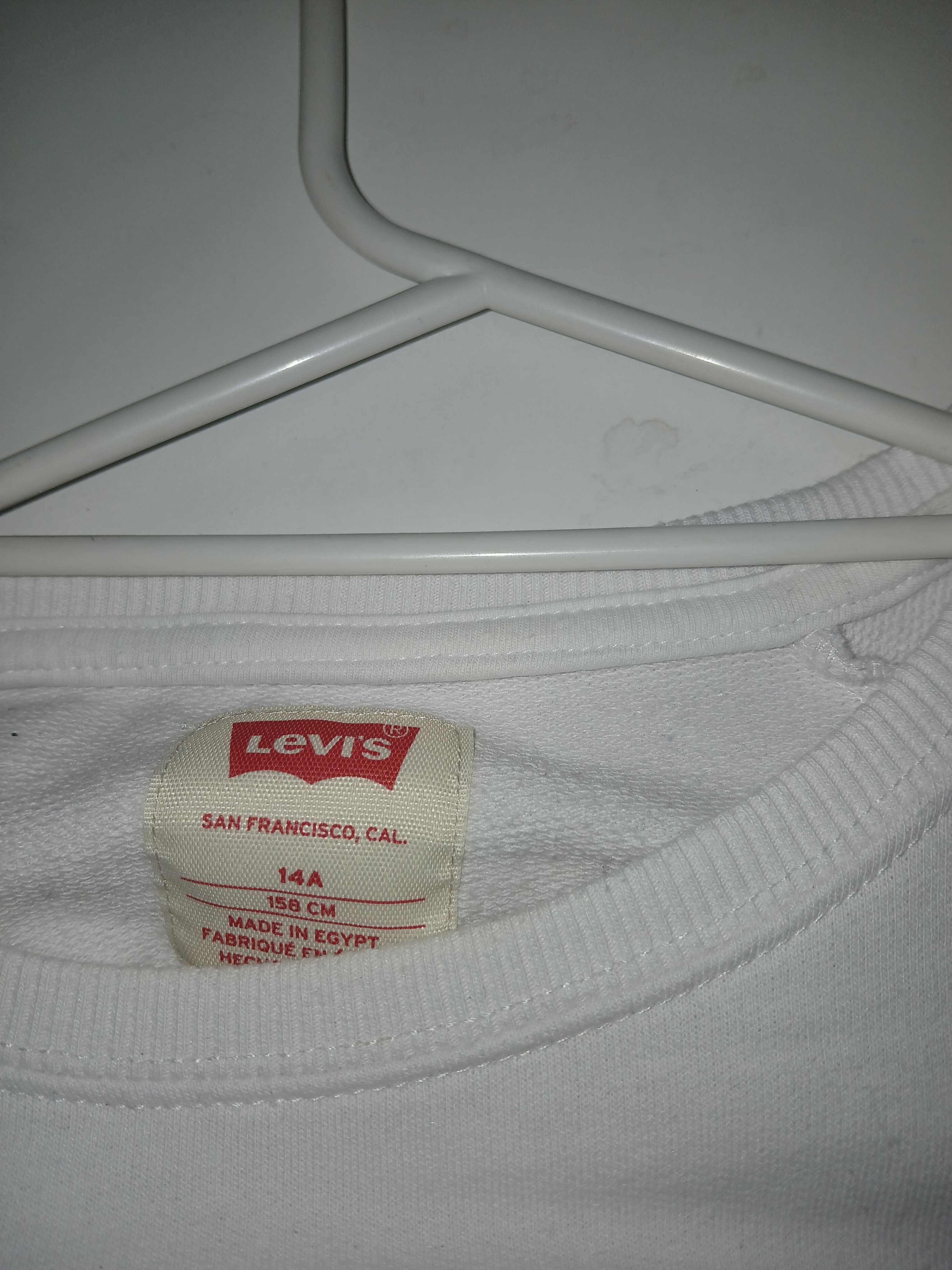 Biała nowa bluza Levi`s  XS