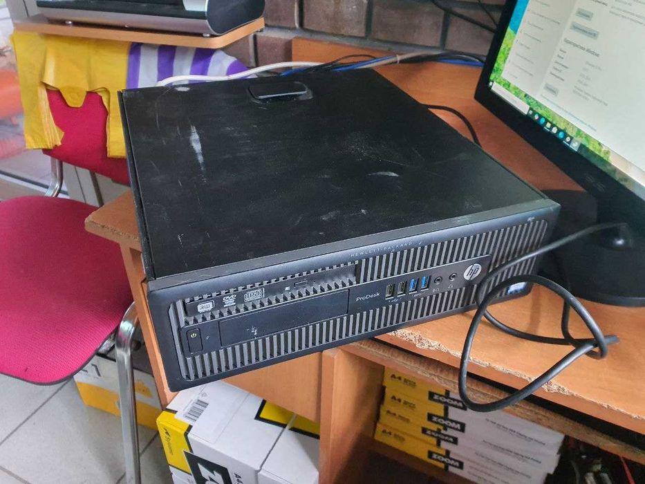 Компьютер HP ProDesk 600 G1 SFF i5-4590 3,3 ГГц, 16 Гб, SSD 240 Гб.