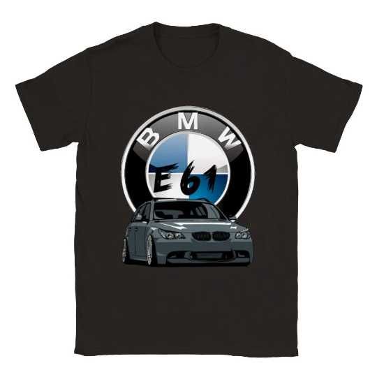 T-shirt BMW E61, 100% Algodão