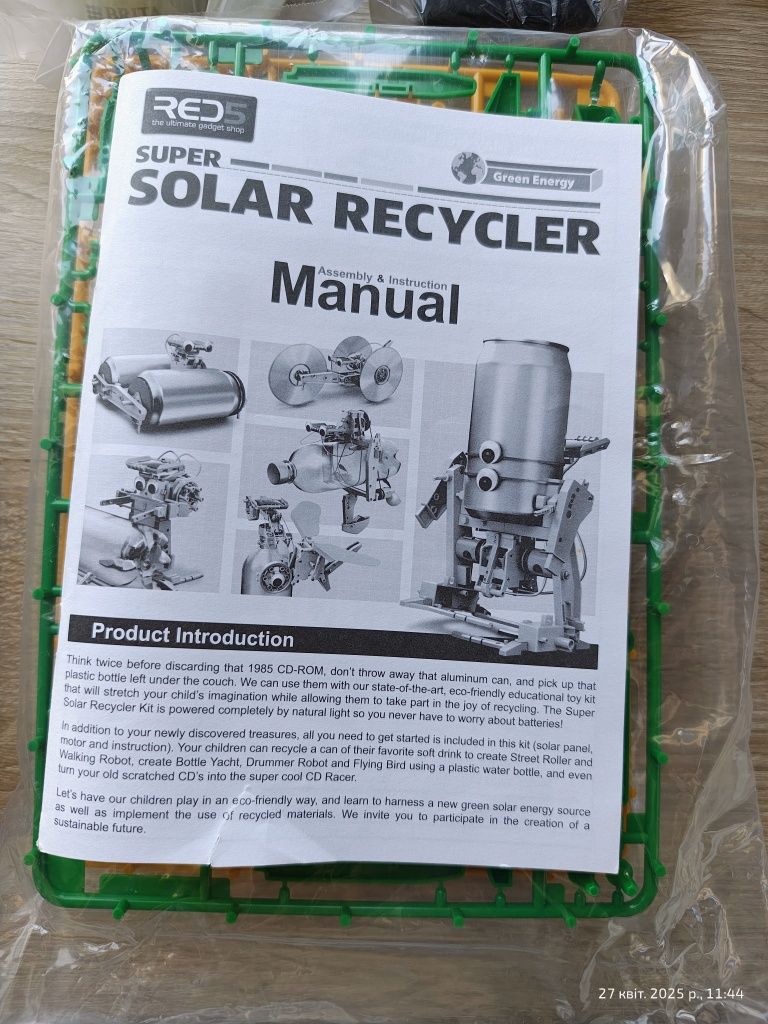 Super solar recycler /Green energy/